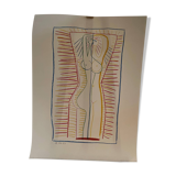 Pablo Picasso (1881-1973), Standing Female Nude II, 1946, published by Acte, 2004 Succesion Picasso, SABAM,Belgium