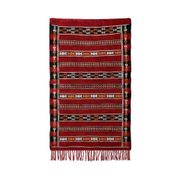 Tapis kilim ethnique rouge, Maroc