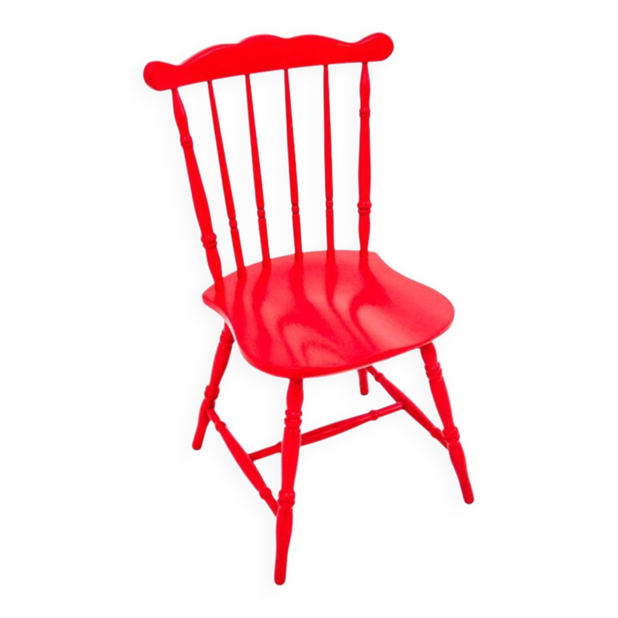 Red chair, Poland, 1940s. After renovation.