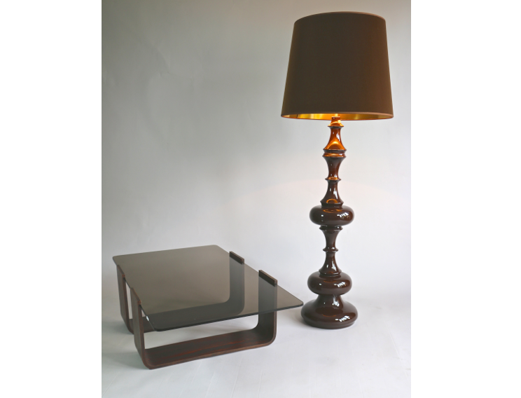 Lampadaire en céramique années 70