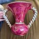 Twisted vase Vallauris rose gold vintage