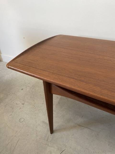 Vintage Scandinavian teak coffee table, Rasmus, FM Møbler, 1960s