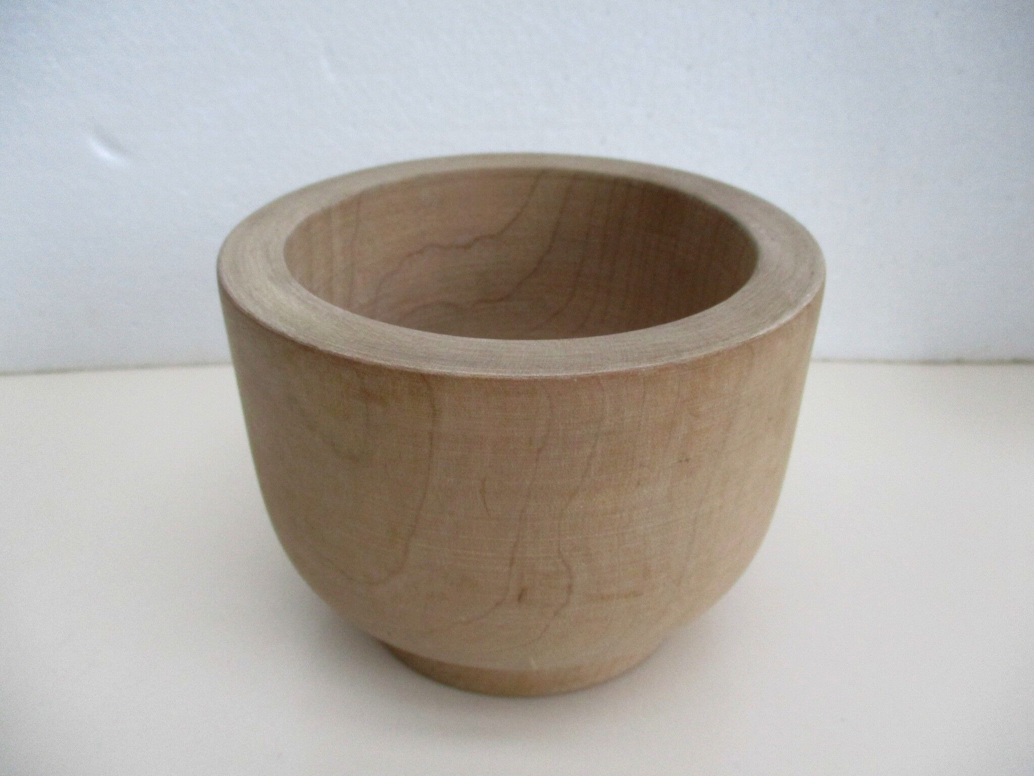 Turned wooden bowl – mortar