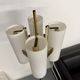 Vintage 1960s Arlus France brass four-light lamp post.