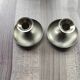 Set of 2 vintage brass mini candle holders