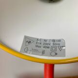 Vintage 80s color block desk lamp
