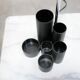 Vintage black desk lamp with pencil holder