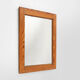 French Mirror with Warm Pine Wood Frame, 1900s