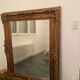 Large golden mirror