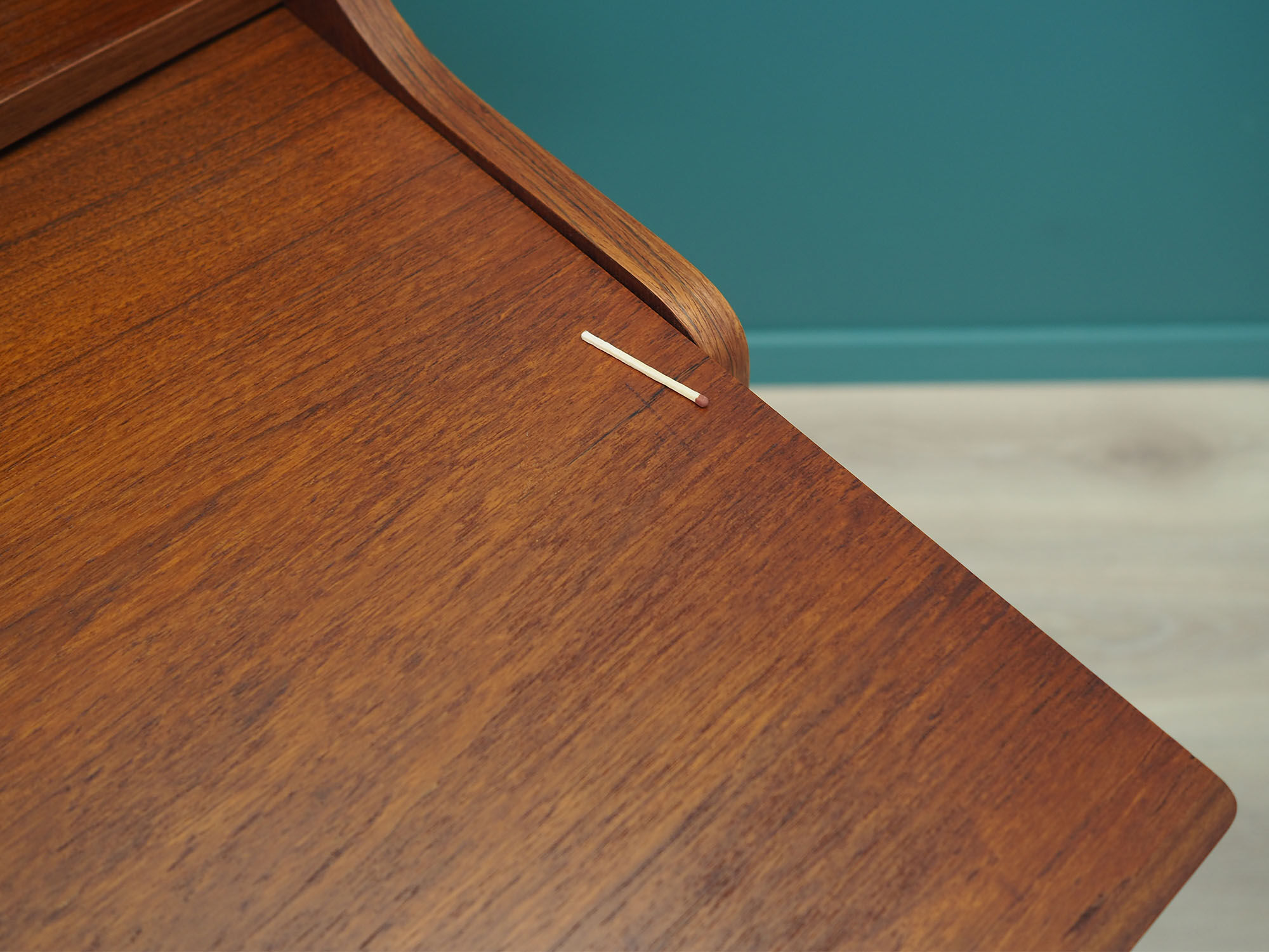 Teak Secretary, Danish design, 1970s, production: Denmark