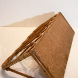 Rattan shelf