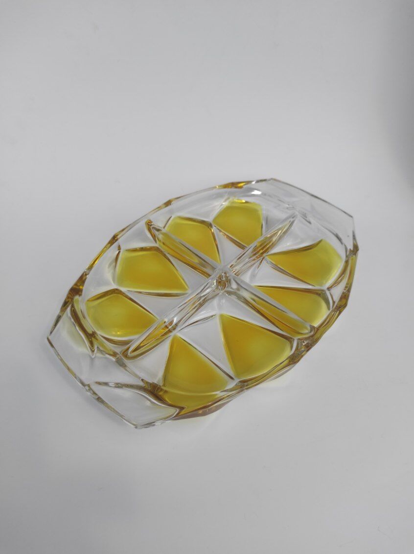 vintage dish Walther Kristallglas