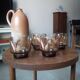 Set of 4 glasses "Tivoli" 70s glass of Arques Luminarc