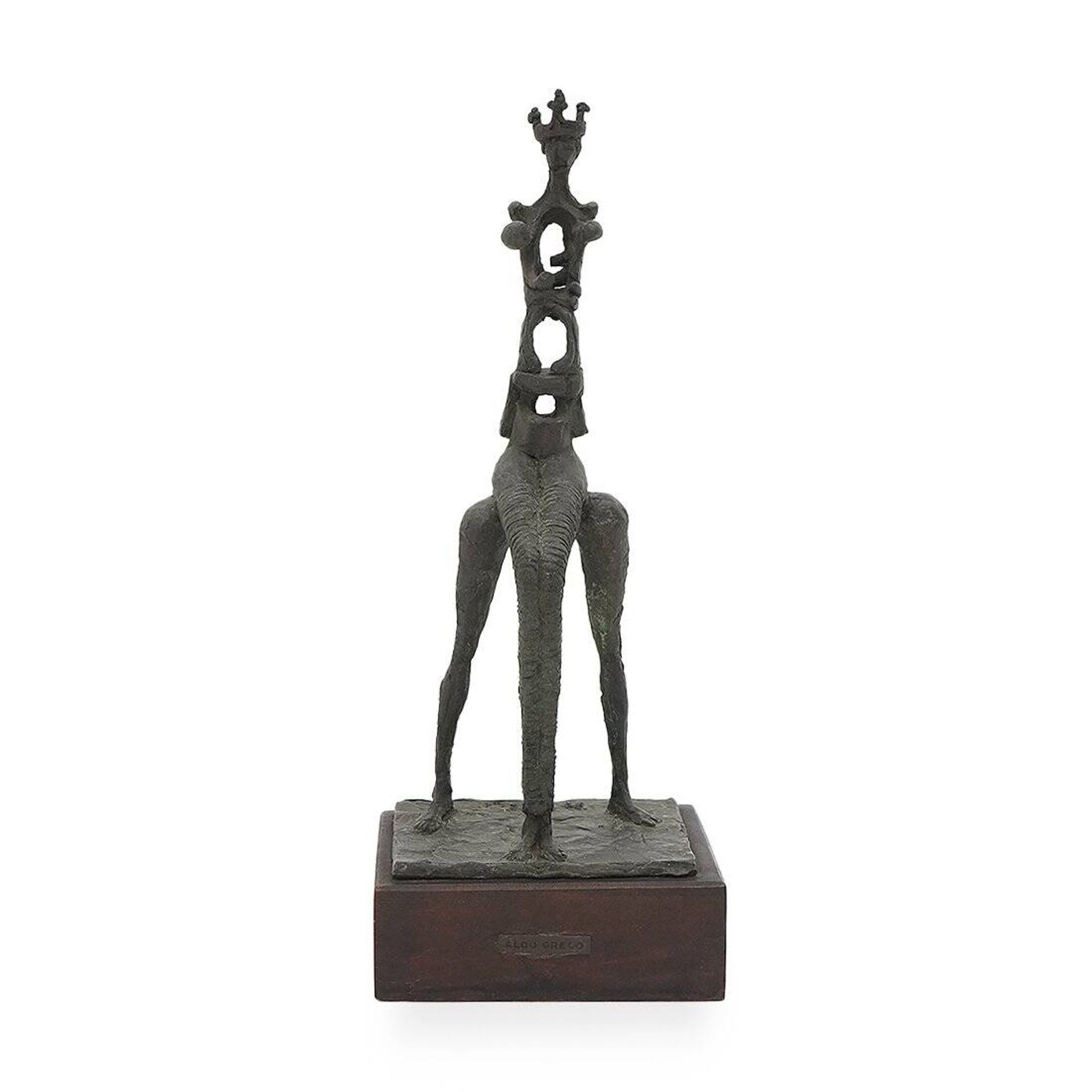 Bronze sculpture of the Queen by Aldo Greco, 1960s.
