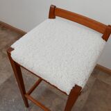 Mid-century teak swedish bar stool