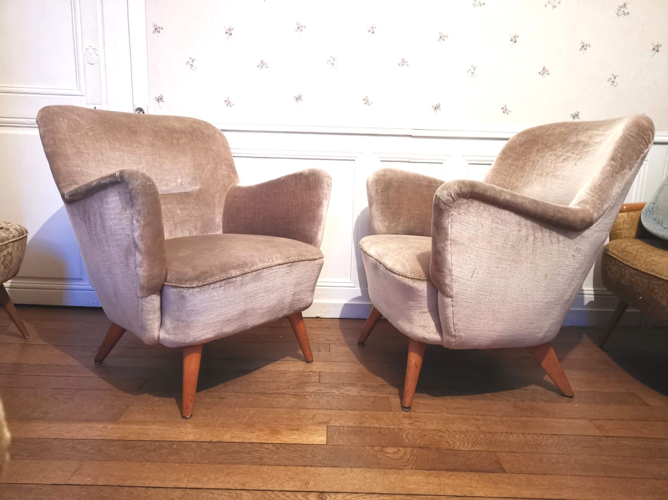 Pair of armchairs from the 50s/60s