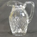 St. Louis crystal water pitcher signed