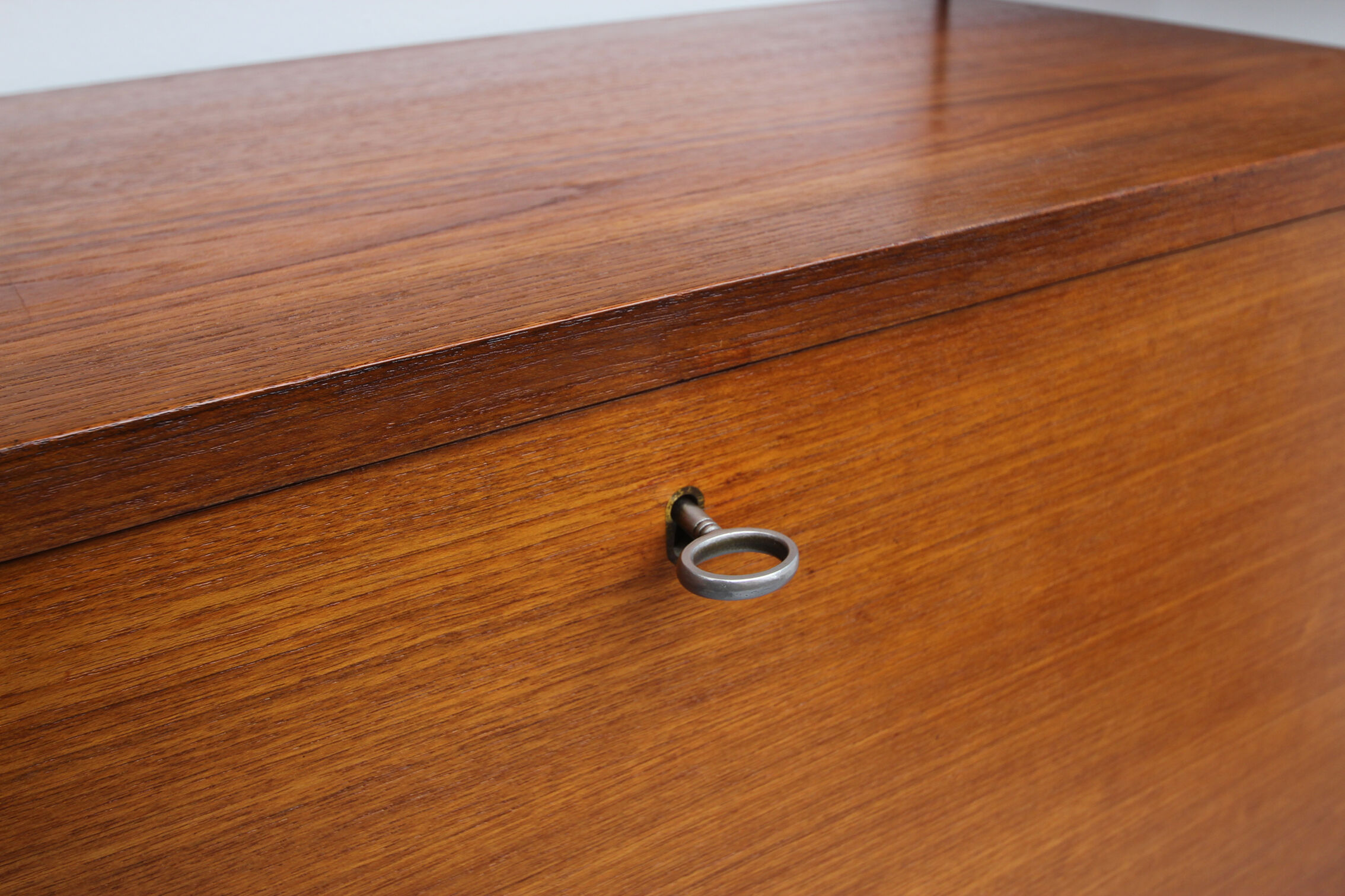 1960s wall unit teak Nisse Strinning, with secretary