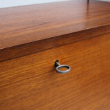 1960s wall unit teak Nisse Strinning, with secretary