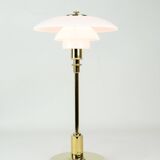 Lampe de table portable PH 2/1 en verre opale blanc par Poul Henningsen