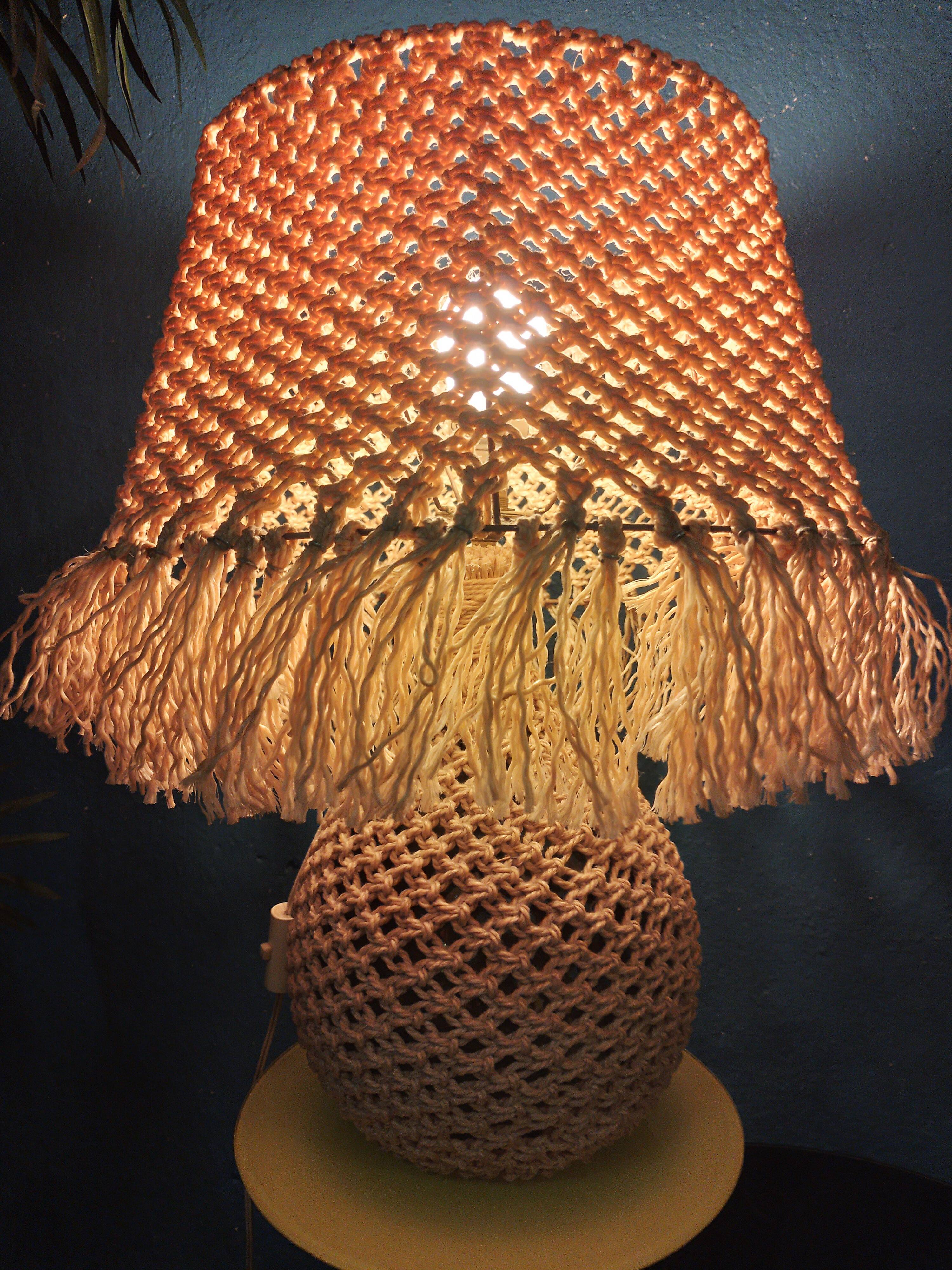 Rope lamp 1970s