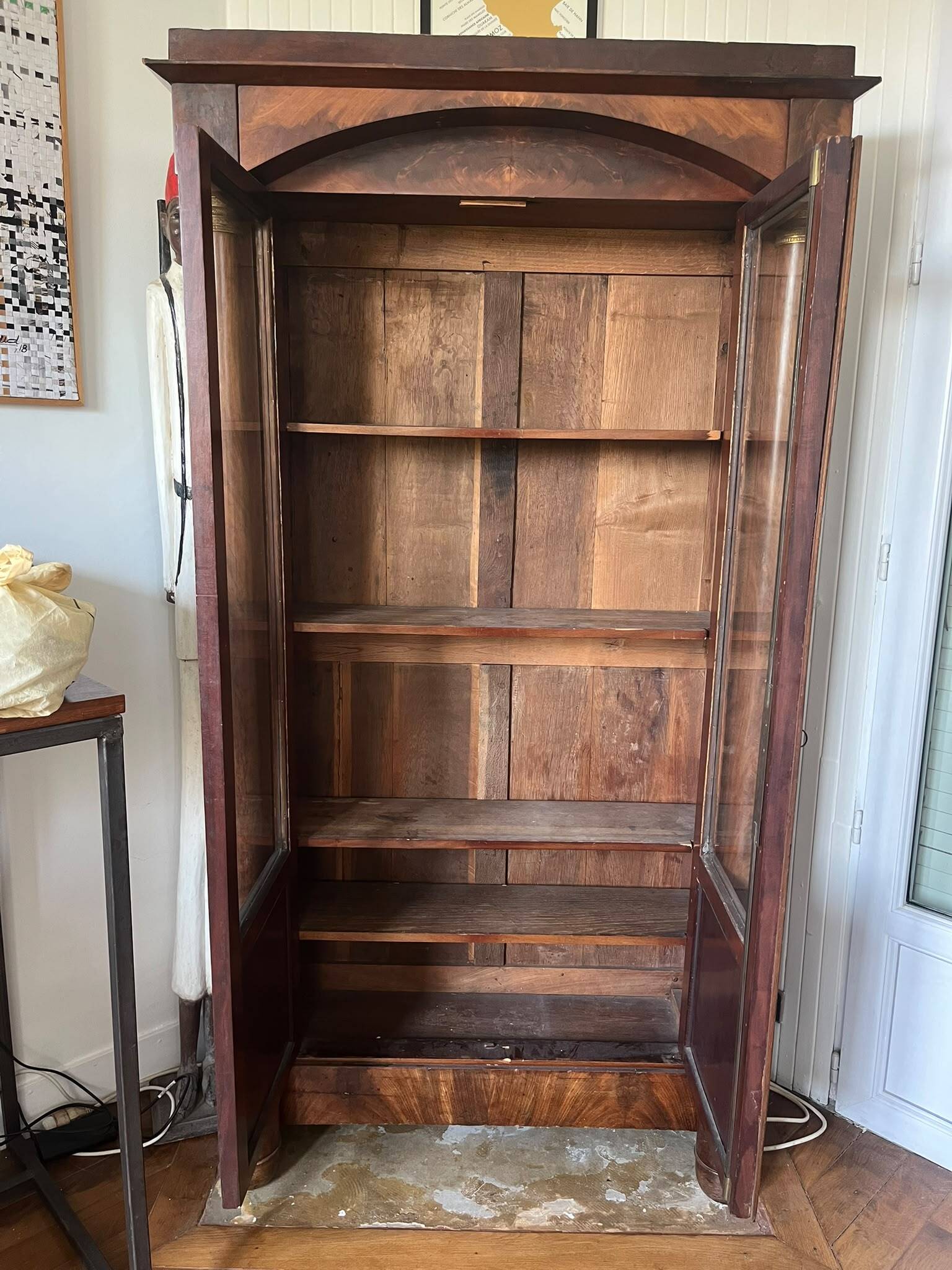 Empire Mahogany Display Cabinet from the Period