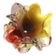 Large Polychrome Murano Glass Ashtray / Vide-Poche attr. to Toso, Italy