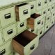 Industrial vintage drawer cabinet apothecary cabinet chest of drawers
