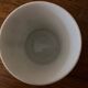 Set of 2 Istanbul and LImoges porcelain cups decorated with small blue flowers