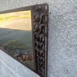 Wrought iron mirror