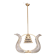 Elegant Art Decò Barovier and Toso Chandelier, 1940s