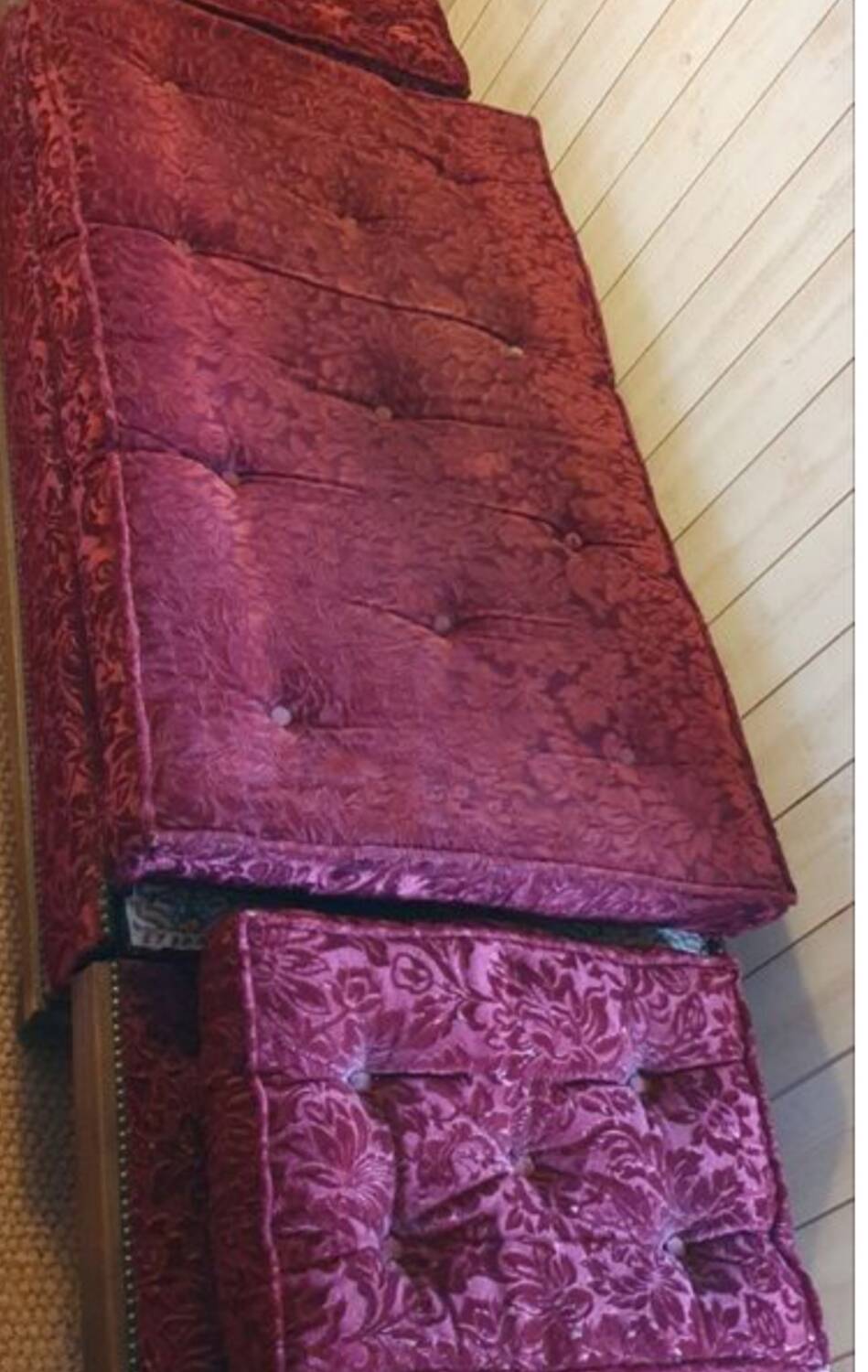 Vintage convertible sofa bed