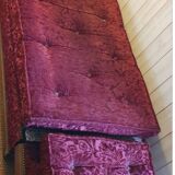 Canapé convertible banquette lit vintage