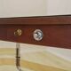 Mahogany desk, Italian design, 1980s, made in Italy