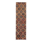2x7 kilim handmade vintage distressed kilim runner, 61x214 cm