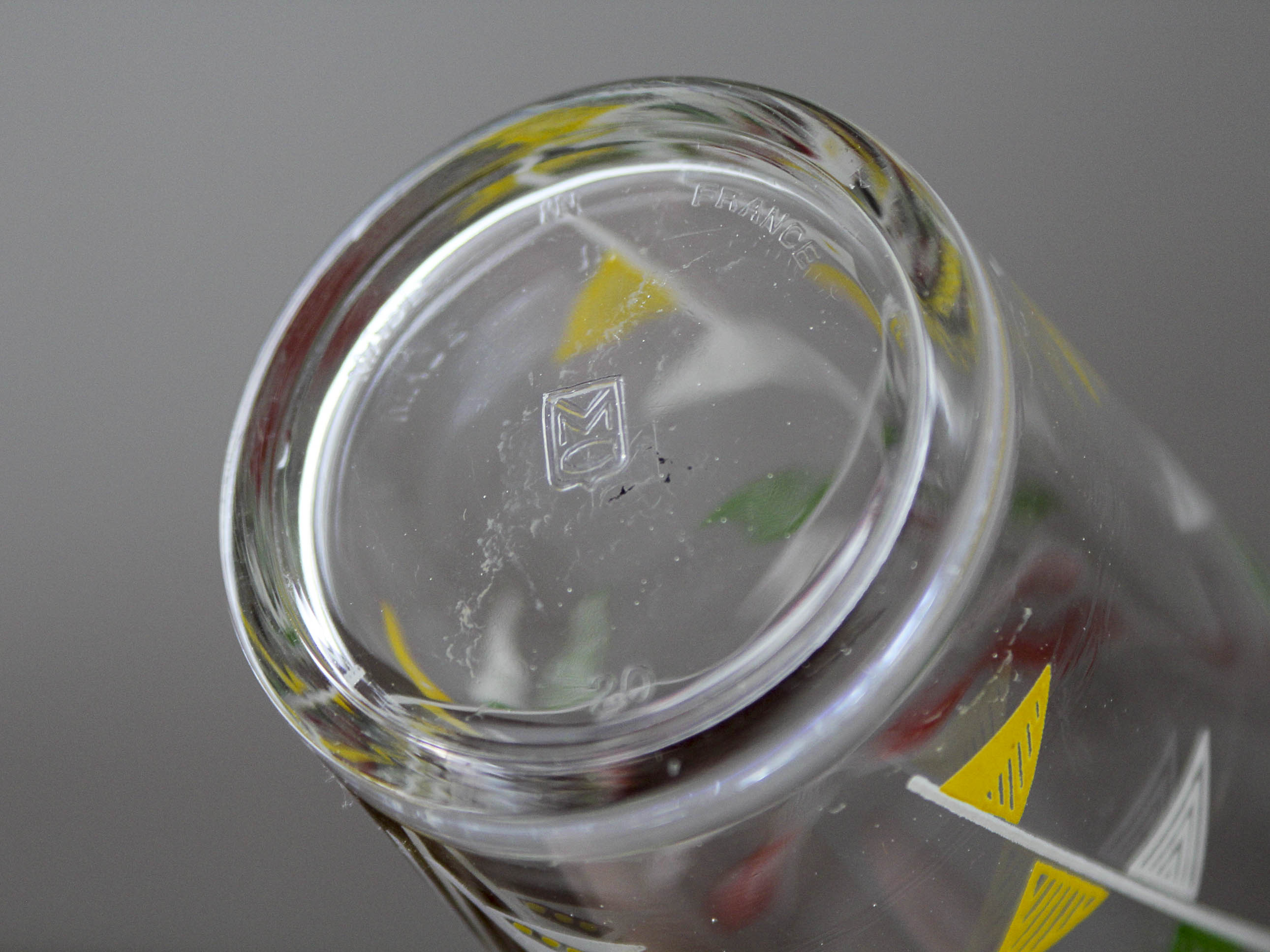 Vintage orangeade lemonade service VMC Reims