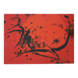 Robert wogensky (1919-2019) - on the fly. limited edition pressed painting