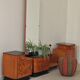 Stool, footrest, tulip pouf Jindrich Halabala Cesky Nabytek