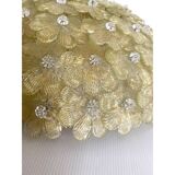 Early 21st Century Gold-Flowers Murano Glass Flush Mount