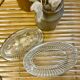 Vintage glass butter maker