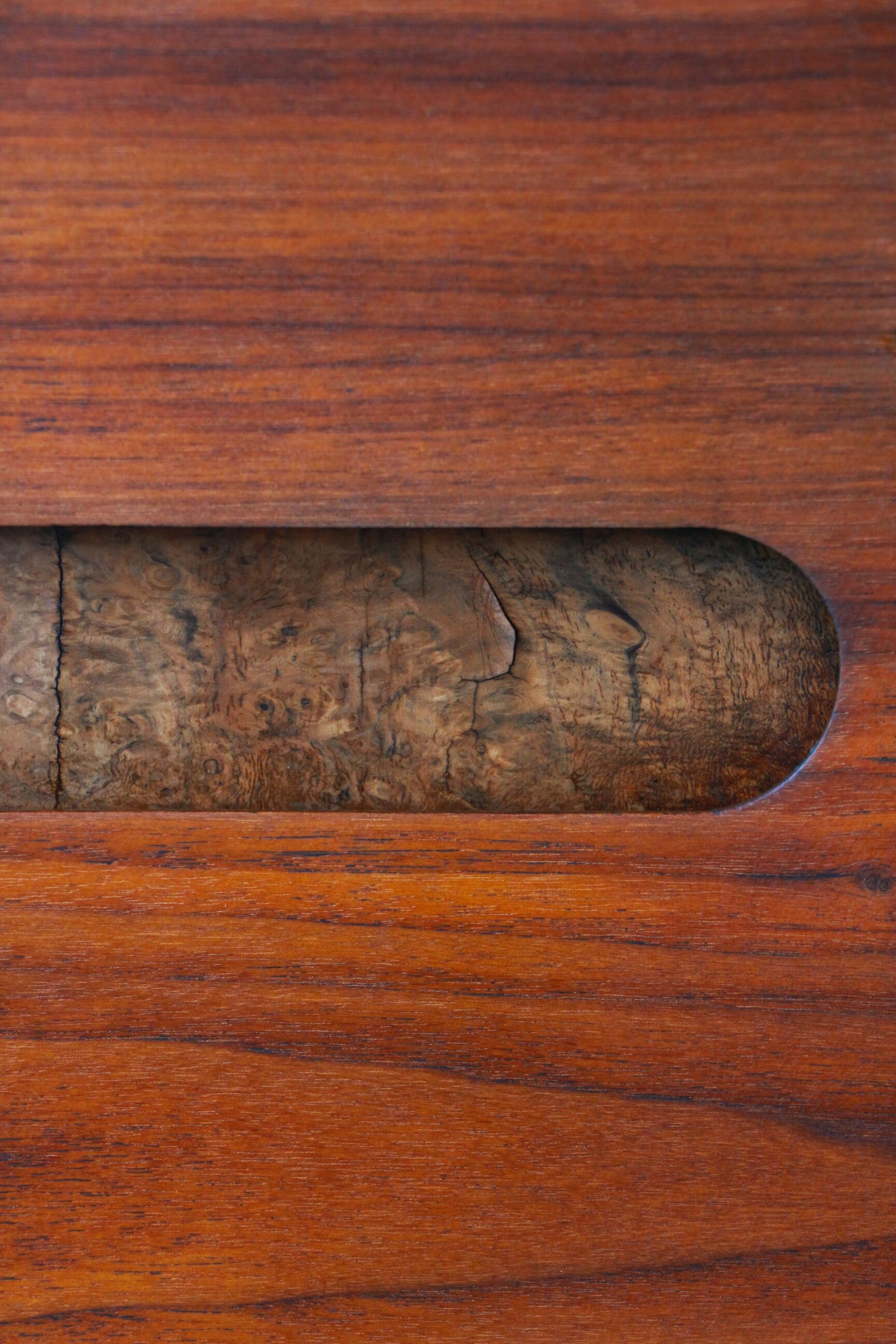 Sideboard teak and walnut 60