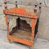 Old Burmese teak offering cabinet