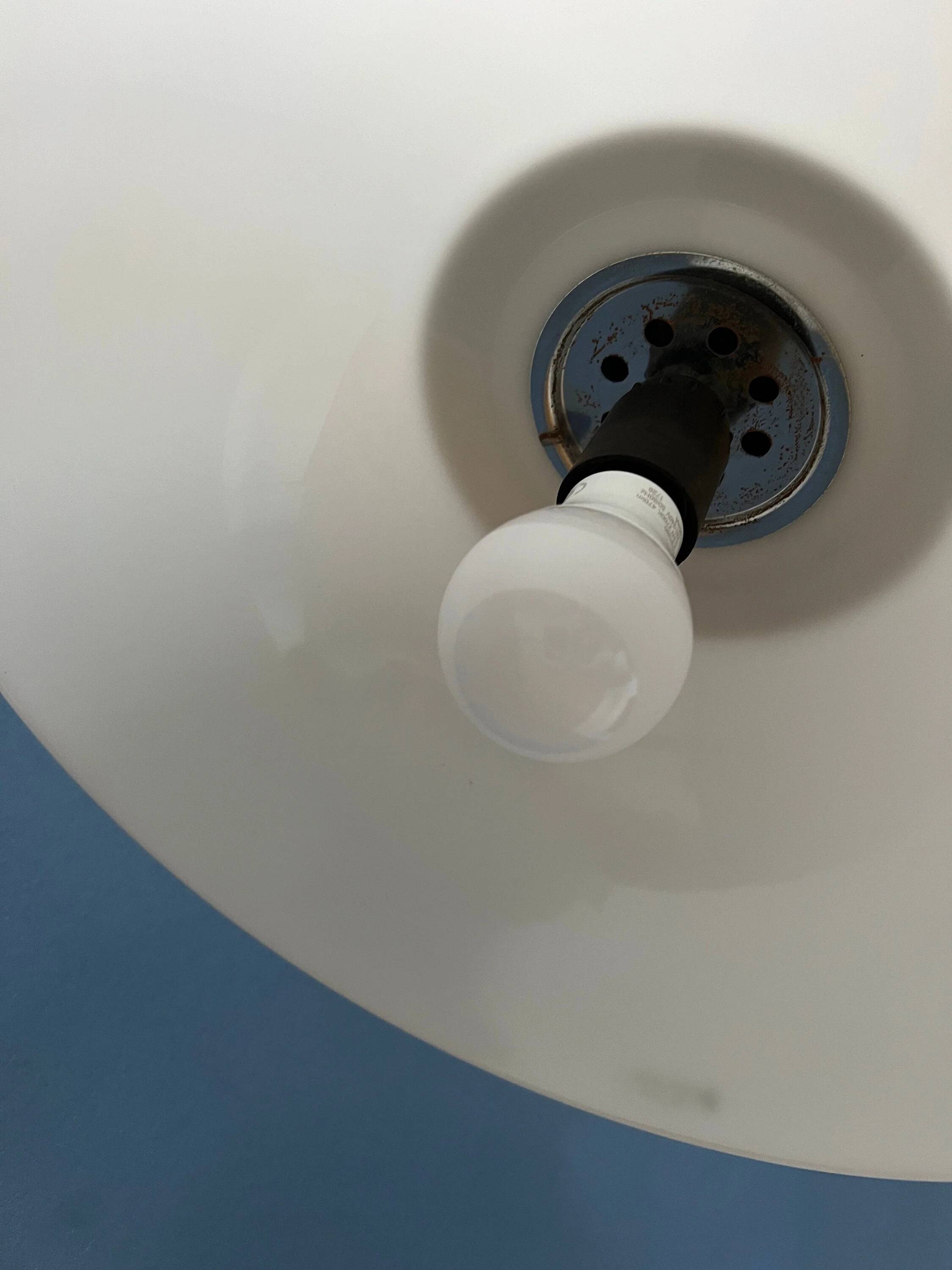 White Guzzini Faro suspension in plexiglass