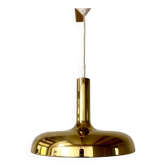 Vintage golden pendant light / Germany, 60-70s