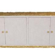 Enfilade blanc et or, dans le goût italien, circa 1980