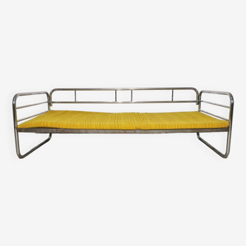 Canapé Bauhaus Chromé par Robert Slezak pour Slezak Factories, 1930s