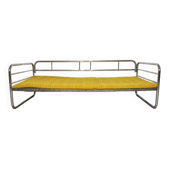 Bauhaus Chrome Sofa by Robert Slezak for Slezak Factories, 1930s