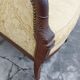 Vintage bench empire mahogany dolphin heads