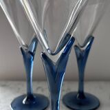 Service of 5 tulip cups