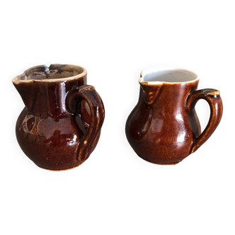 2 Pots bistrot anciens, 20 & 25 cl